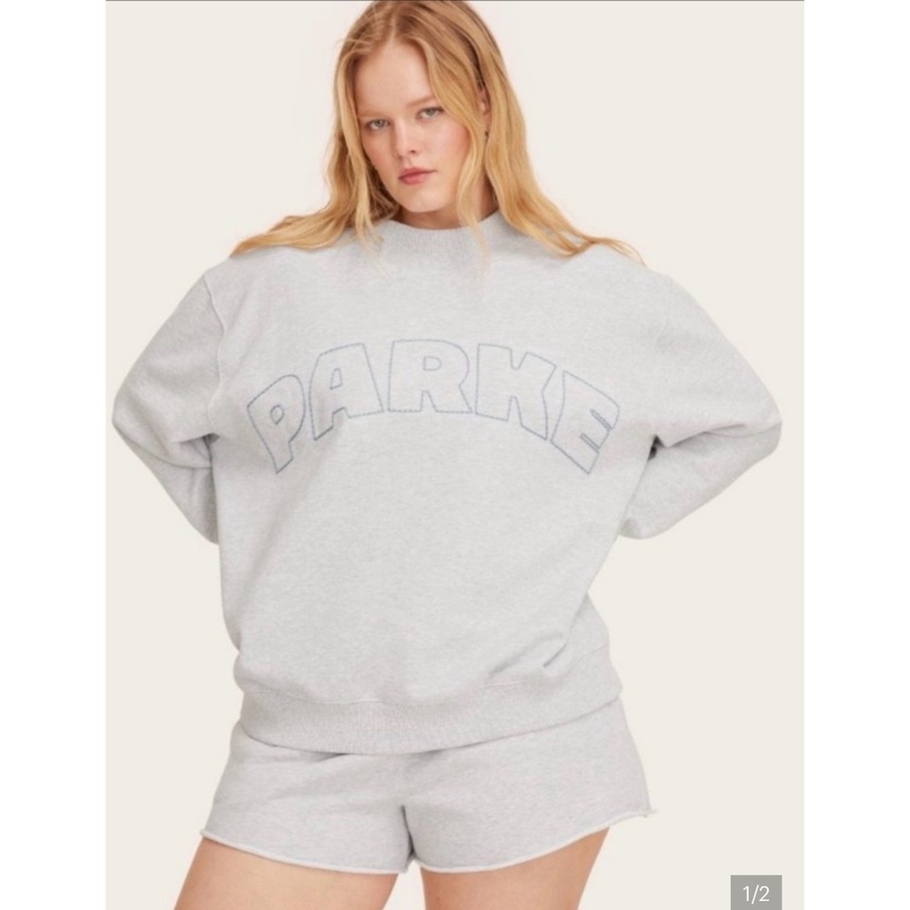 Parke x target mockneck sweatshirt